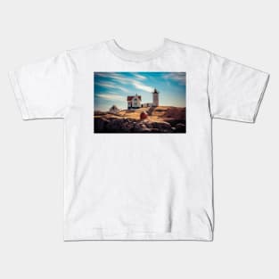 Cape Neddick Nubble Lighthouse Kids T-Shirt